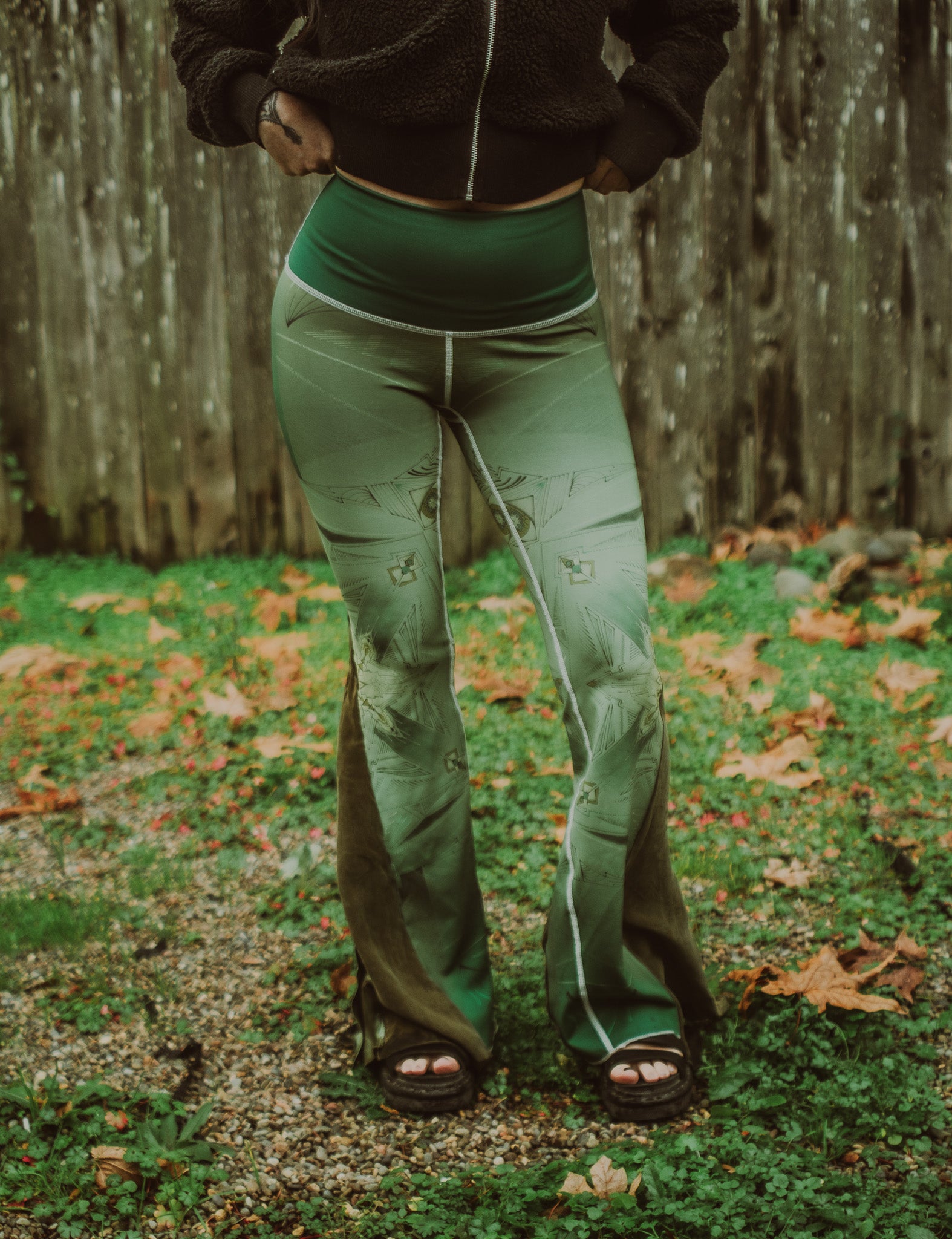 OOAK Recalibrate High Waist Bell Bottoms