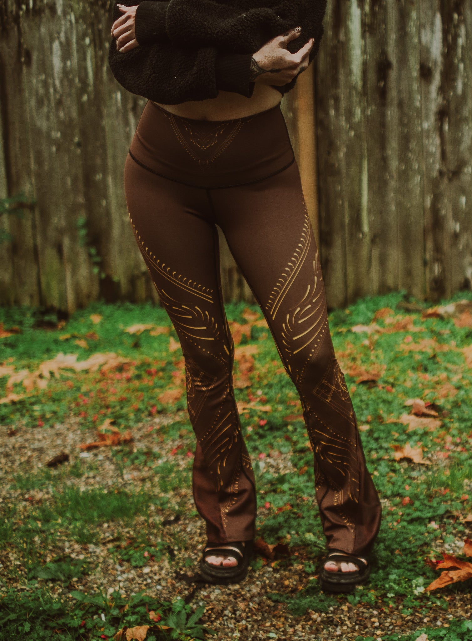 OOAK Lucid Dreamer High Waist Bell Bottoms