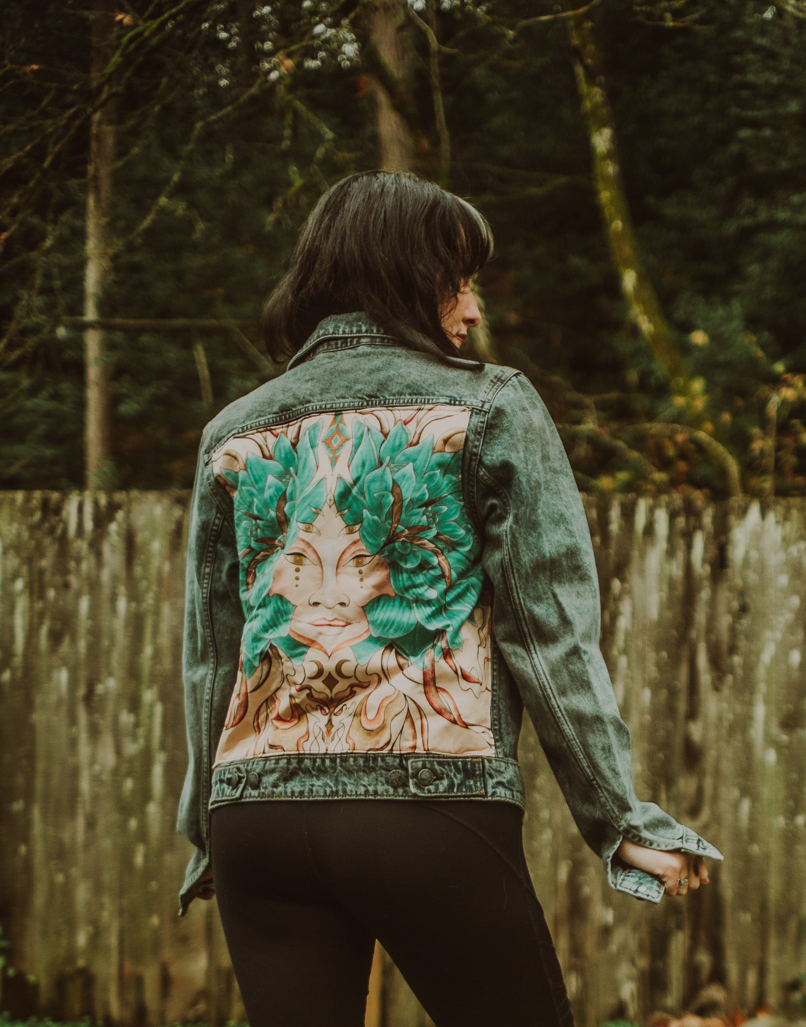 In Flow Upcycled Jean Jacket