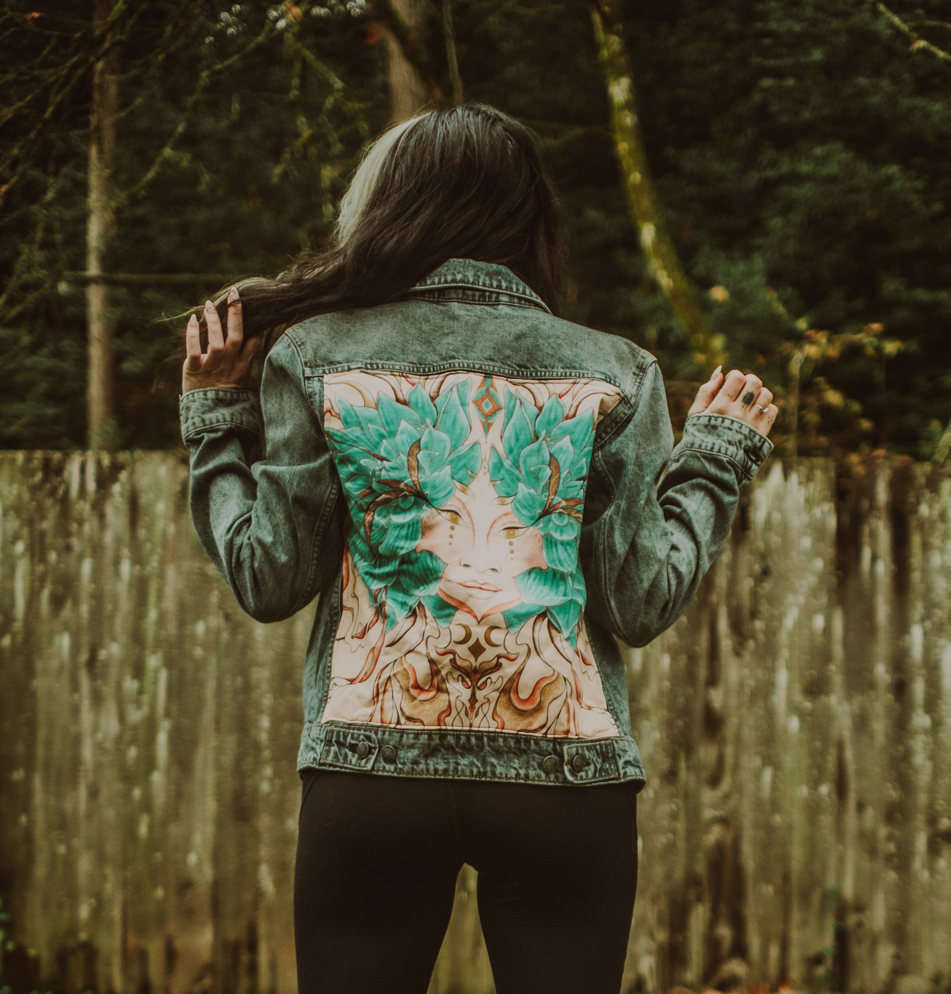 In Flow Upcycled Jean Jacket