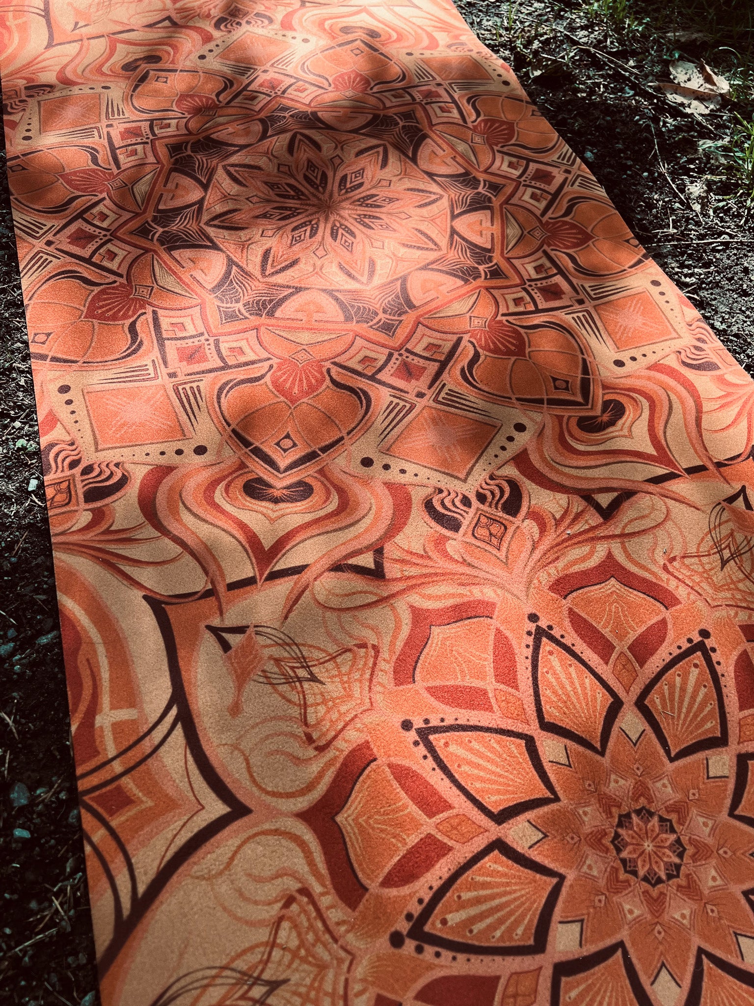 Desert Sunset Mandala Yoga Mat 