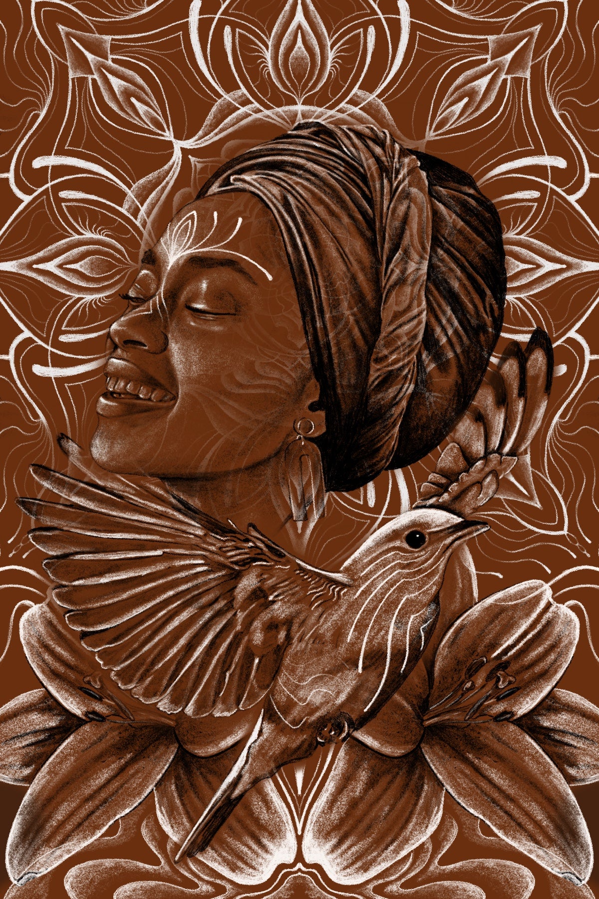 Anandamaya Digital Art Print
